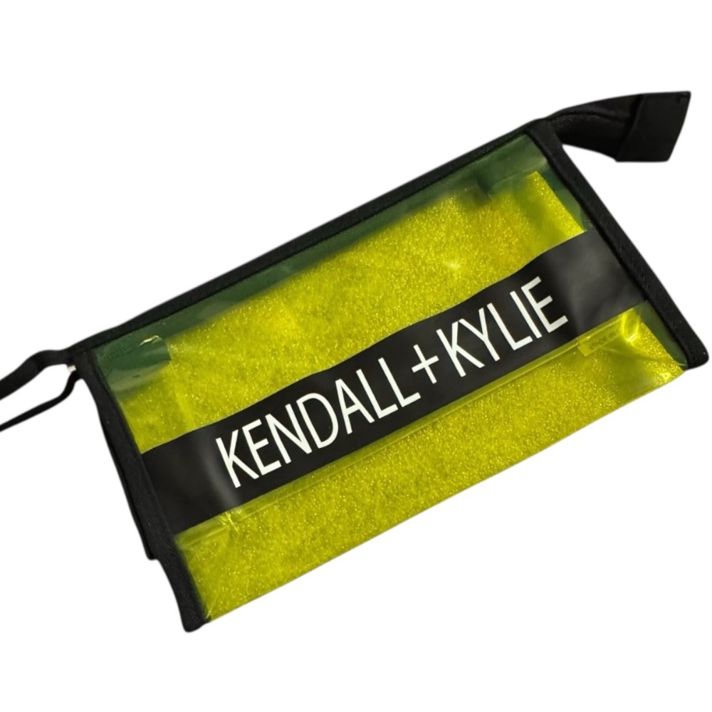 K+K Clear Pouch – Yellow – Wristlet